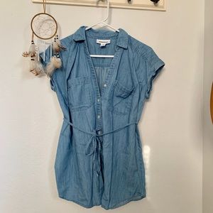 Chambray Maternity Top